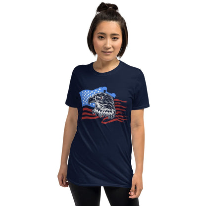 America Flag Shirt / Unisex American Flag Shirt With Eagle / Independence Day Clothing / 4th Of July shirt