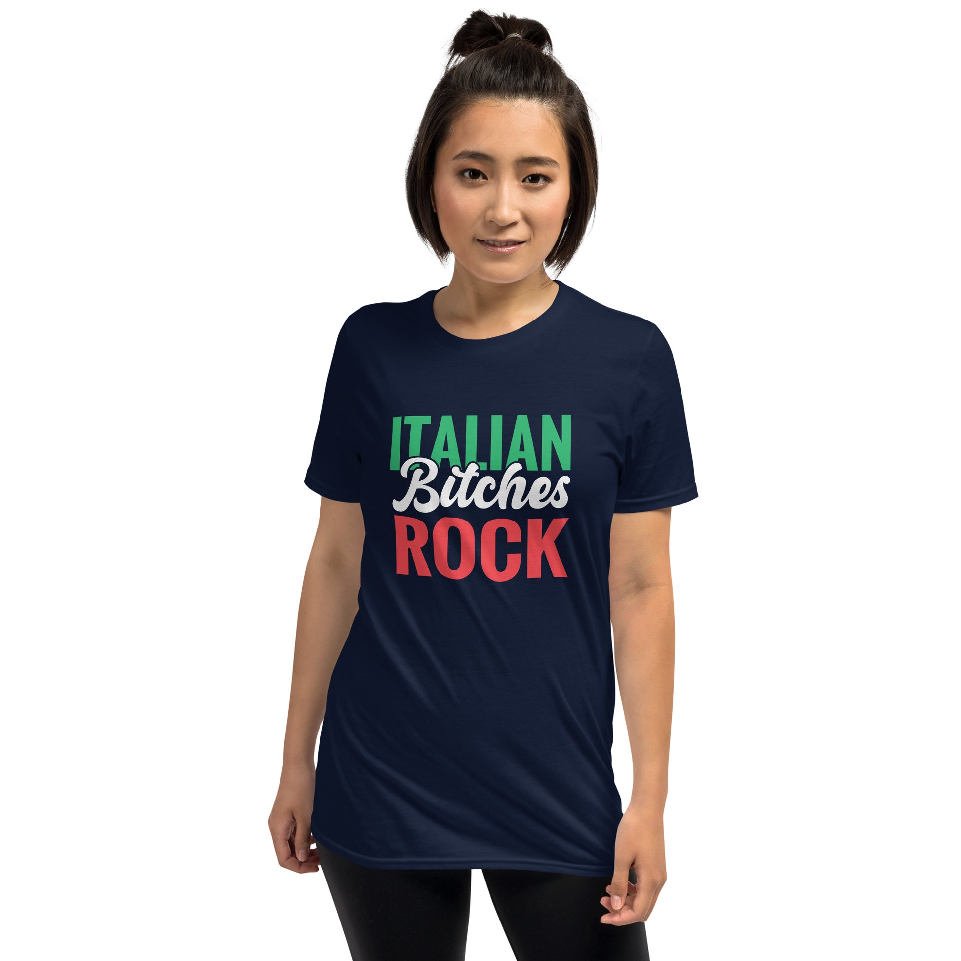 Navy Color Italy Tshirt / Italian Bitches Rock Tshirt