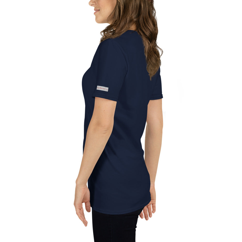 Blue Short-Sleeve Unisex Free Tshirt