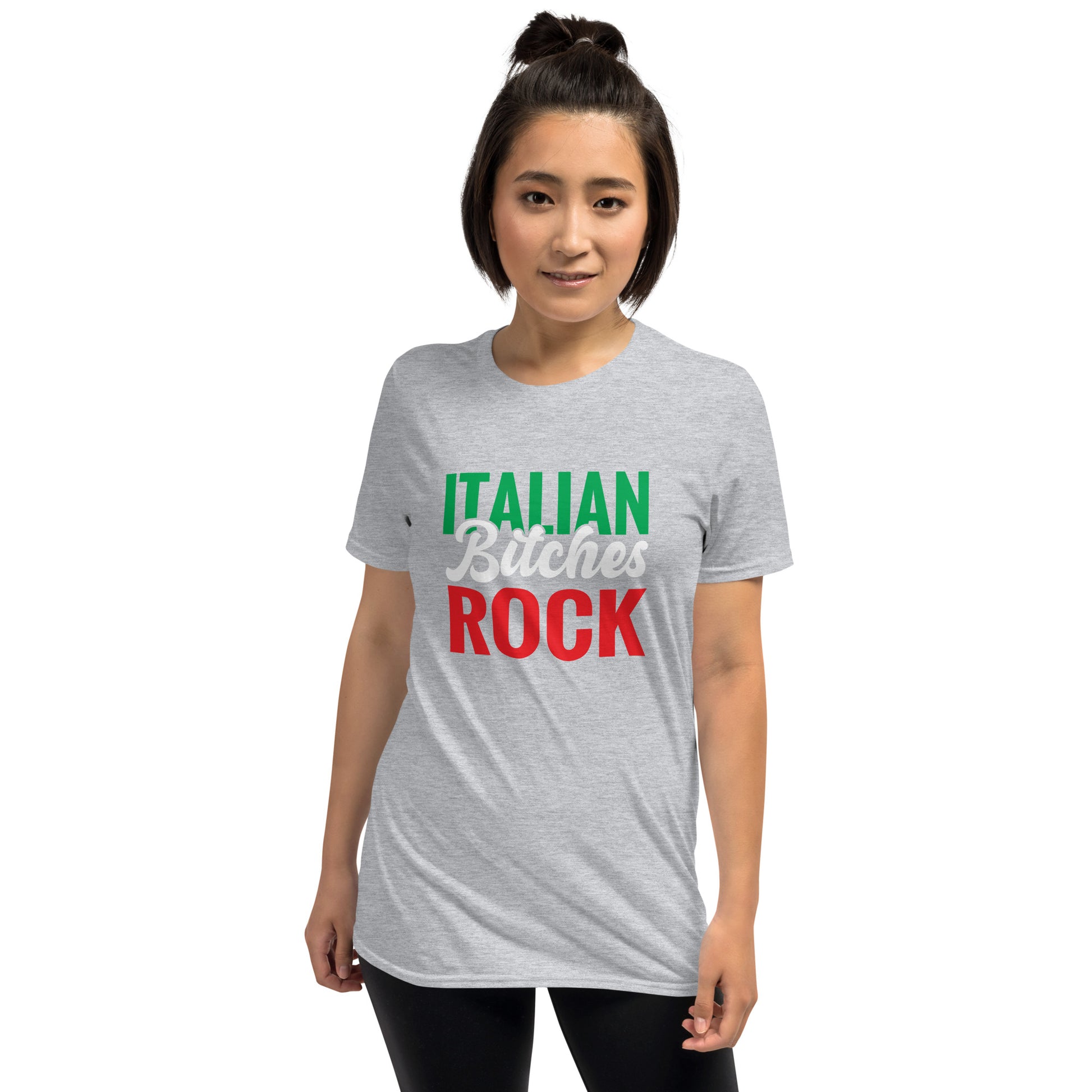 Sport Grey Color Italy Tshirt / Italian Bitches Rock Tshirt
