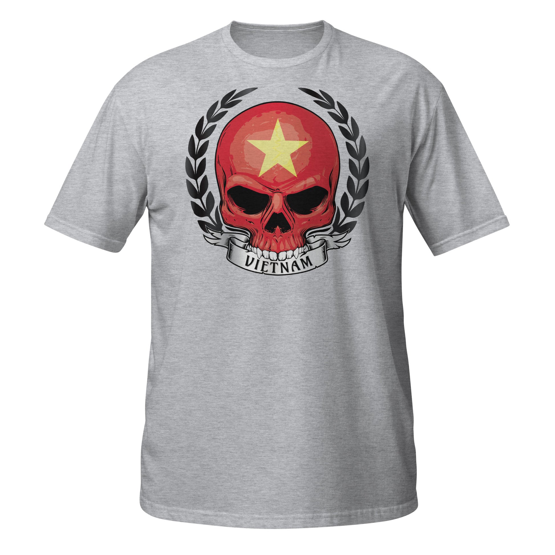 Skull Shirt For Vietnam Lover / Honor Vietnam T-shirt grey Color