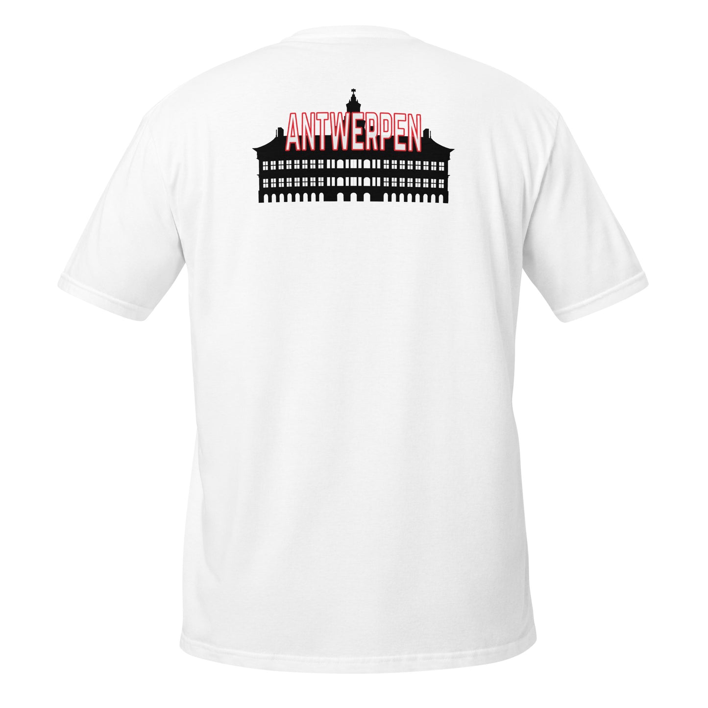 Unique Antwerp T-Shirt Printed With City Hall Of Antwerp