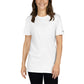 White Short-Sleeve Unisex Free Tshirt