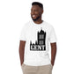 White T-shirt showcasing 'Gent' with iconic Gravensteen Castle Ghent printed on it, representing the unique charm of the city