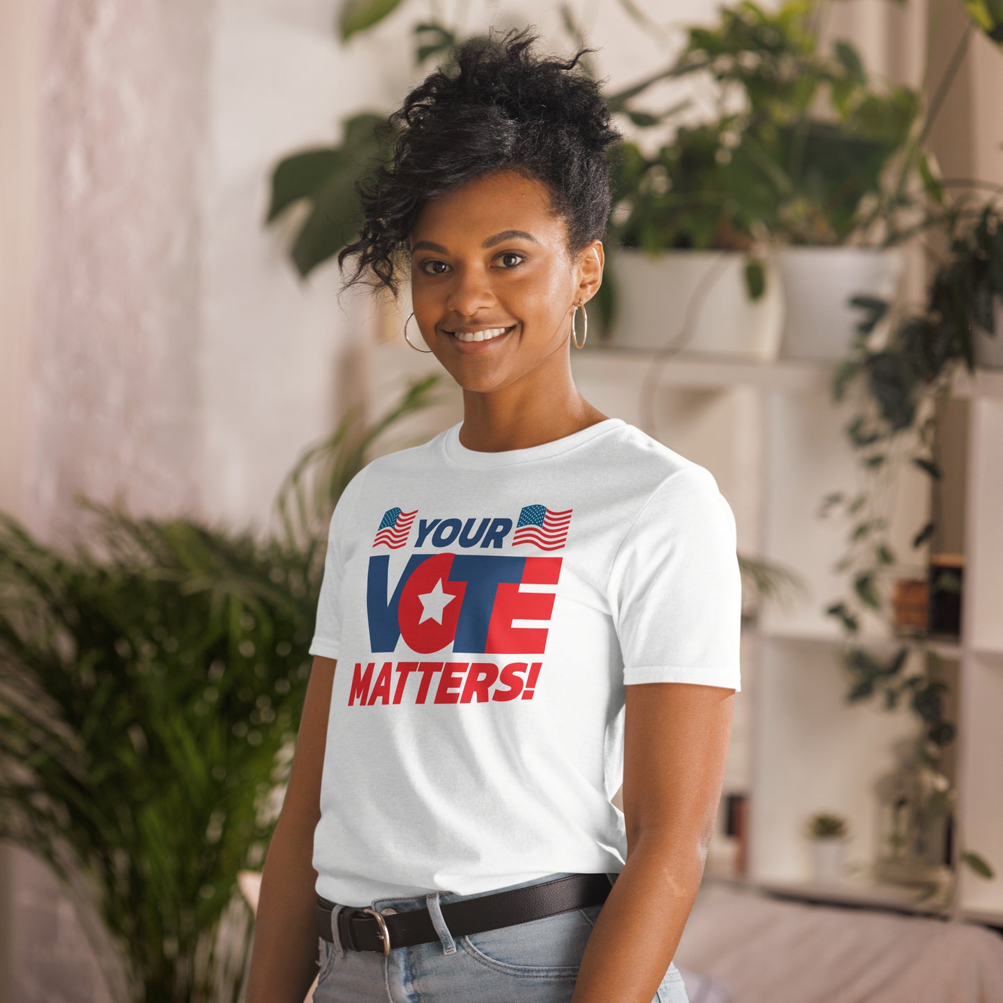 Amerikaanse verkiezing / Uw stem is belangrijk T-shirt