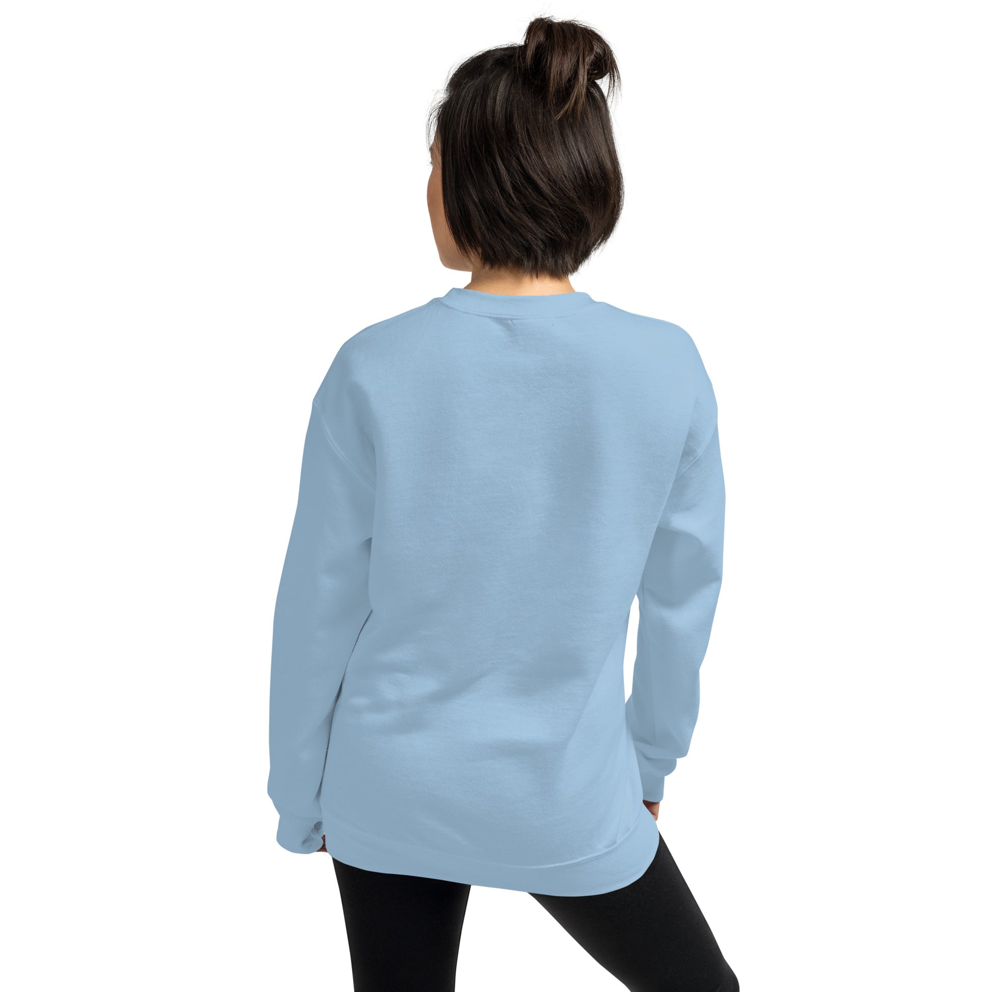 Butterfly Sweatshirt For Women / Custom Text Blue Sweatshirt For The Patriotic Butterfly Lover Back Side