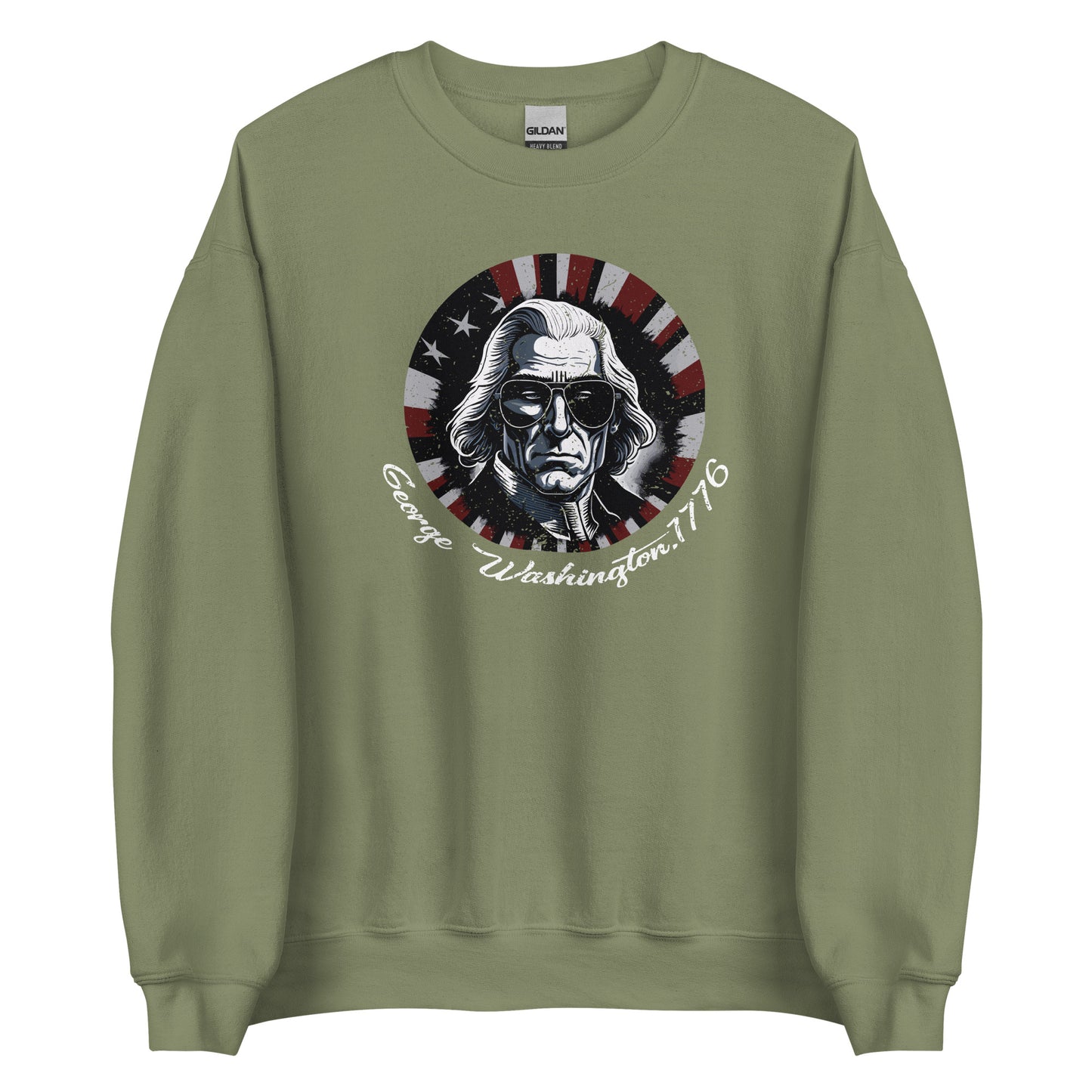 History Unisex George Washington Sweatshirt Size S - 5Xl