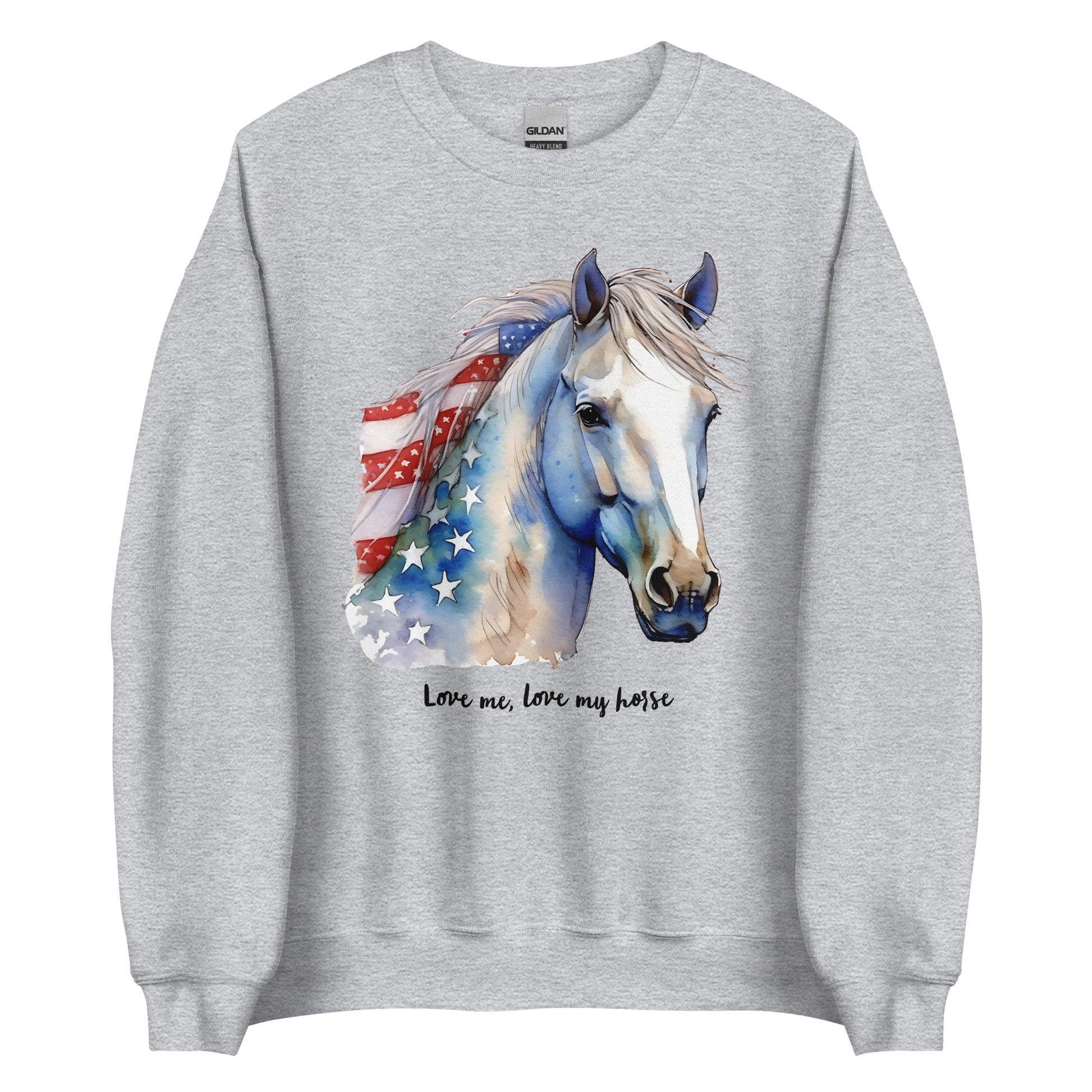 Patriotic Horse Sweatshirt