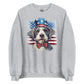 Sport Grey Patriotic Dog Tibetan Terrier Sweatshirt For Proud Dog Owner