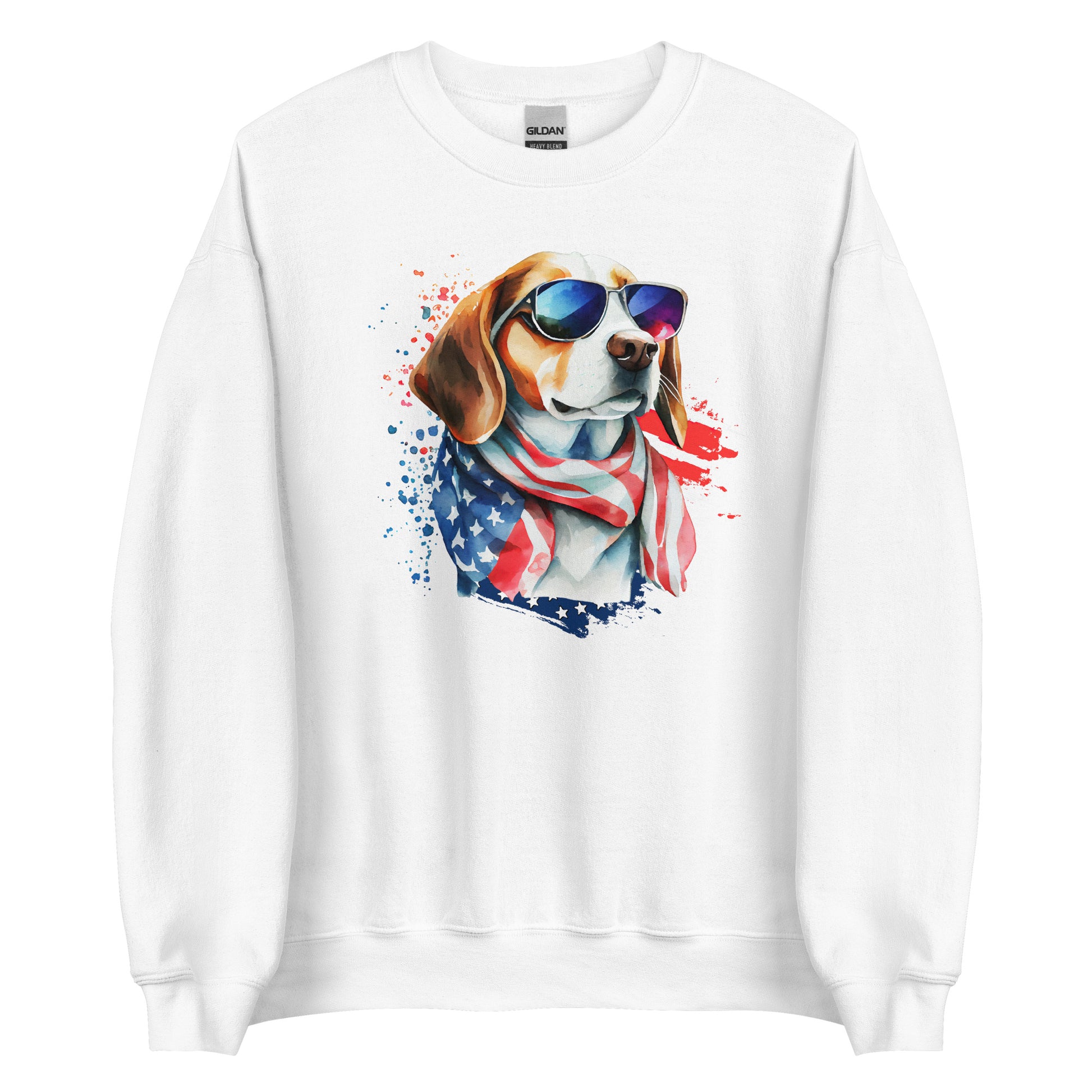 Patriotic Dog Sweater And USA Colors
