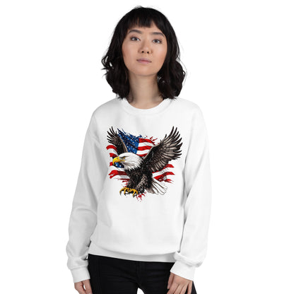 Unisex Vintage Style Eagle Sweatshirt