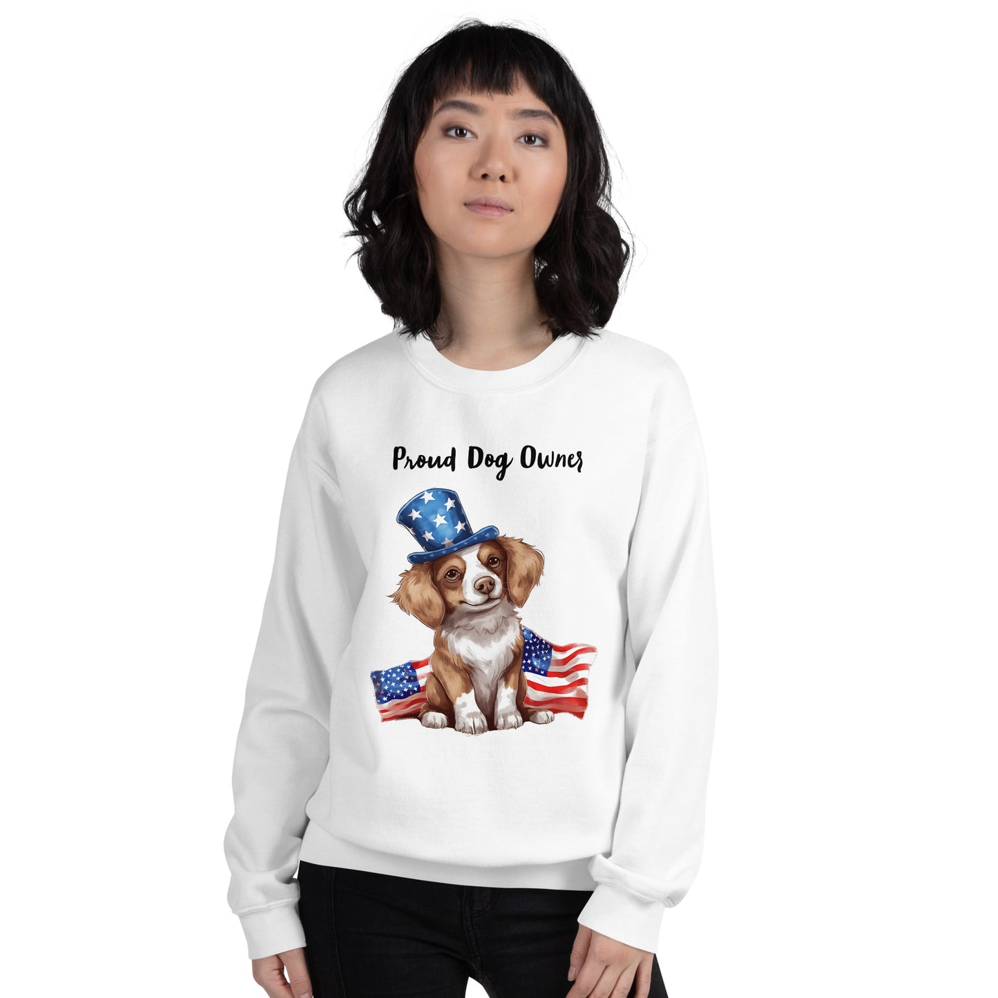 White Spaniel Cavalier King Charles Sweater Gift For Dog Daddy Or Dog Mom