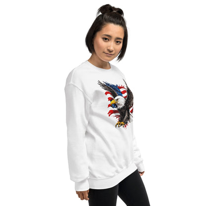 Vintage Style Eagle Sweatshirt For Men And Women