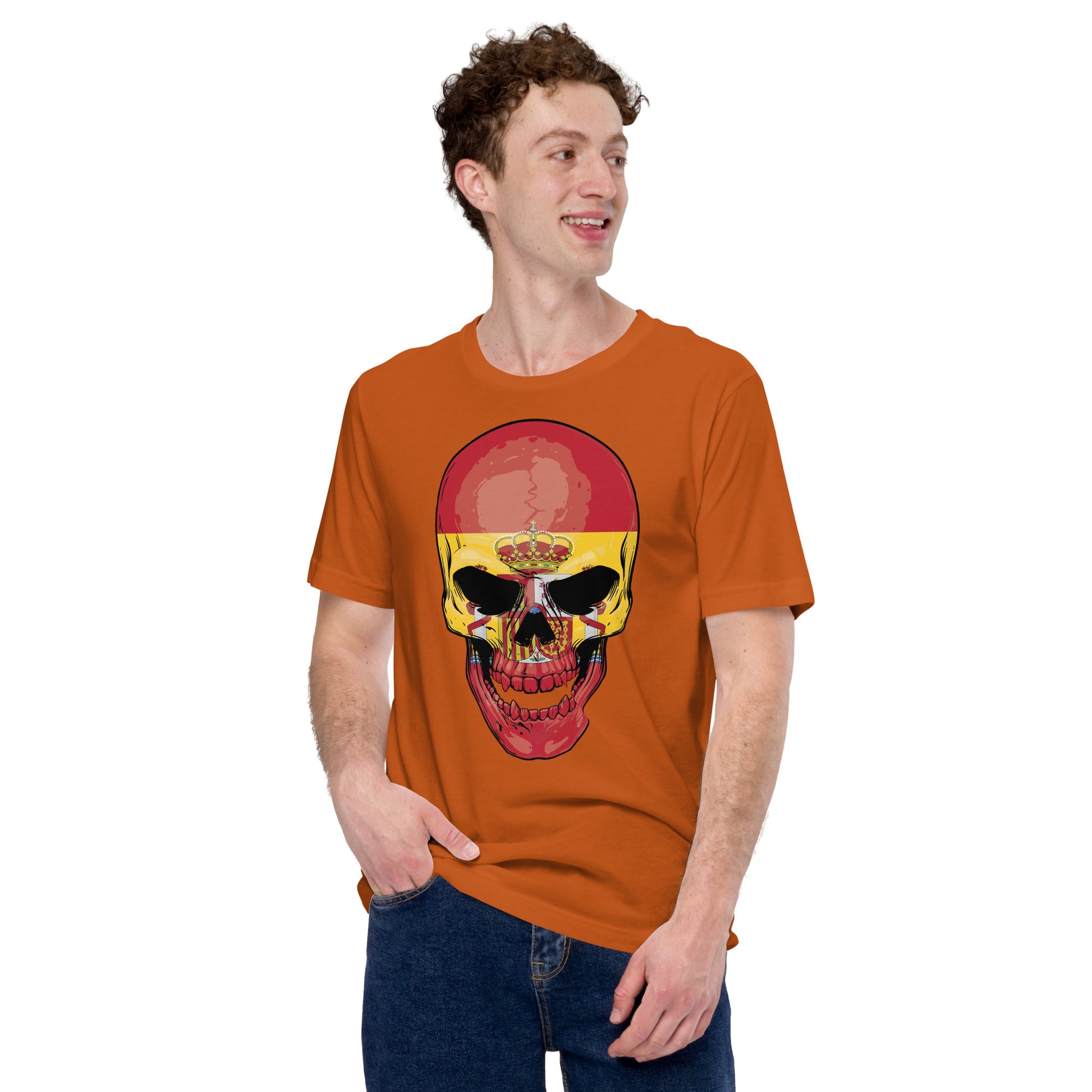 Eye-catching Spanish Skull T-Shirt