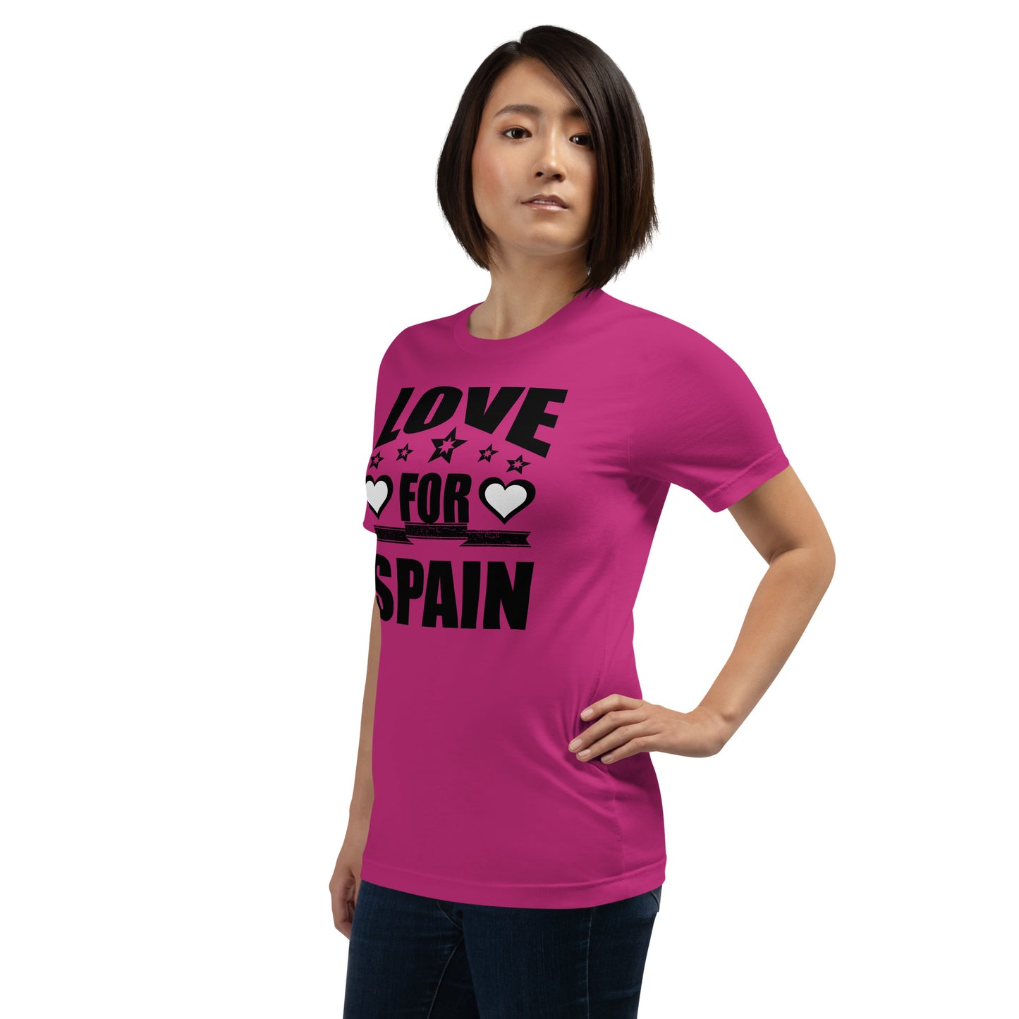 T-shirt to Show Your Love for Spain Pink Color