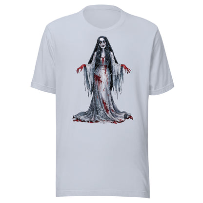 Vintage Halloween T-shirt, Retro Style, Women's Graphic, Blood Drip, Gothic Fashion