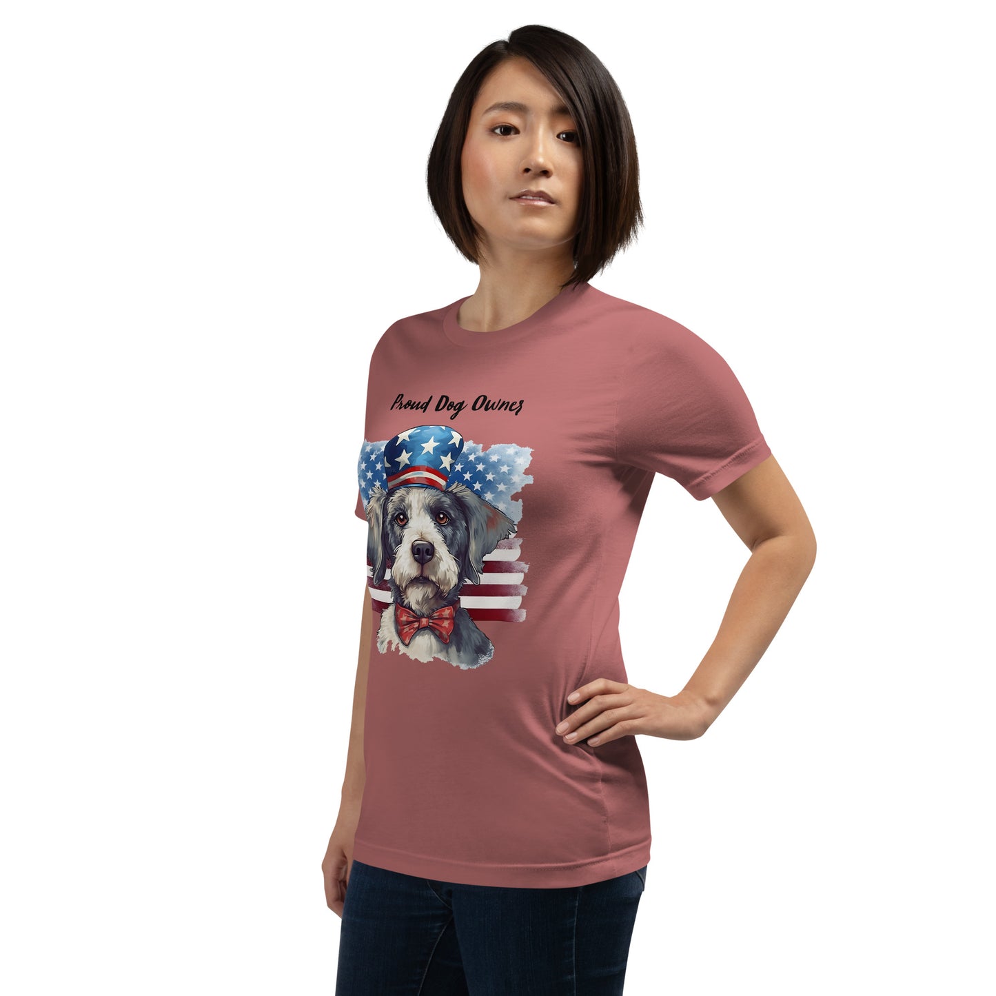 Patriotic Dog Tibetan Terrier T-Shirt