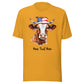 Aanpasbare T-shirt met patriottische koe voor koeliefhebbers