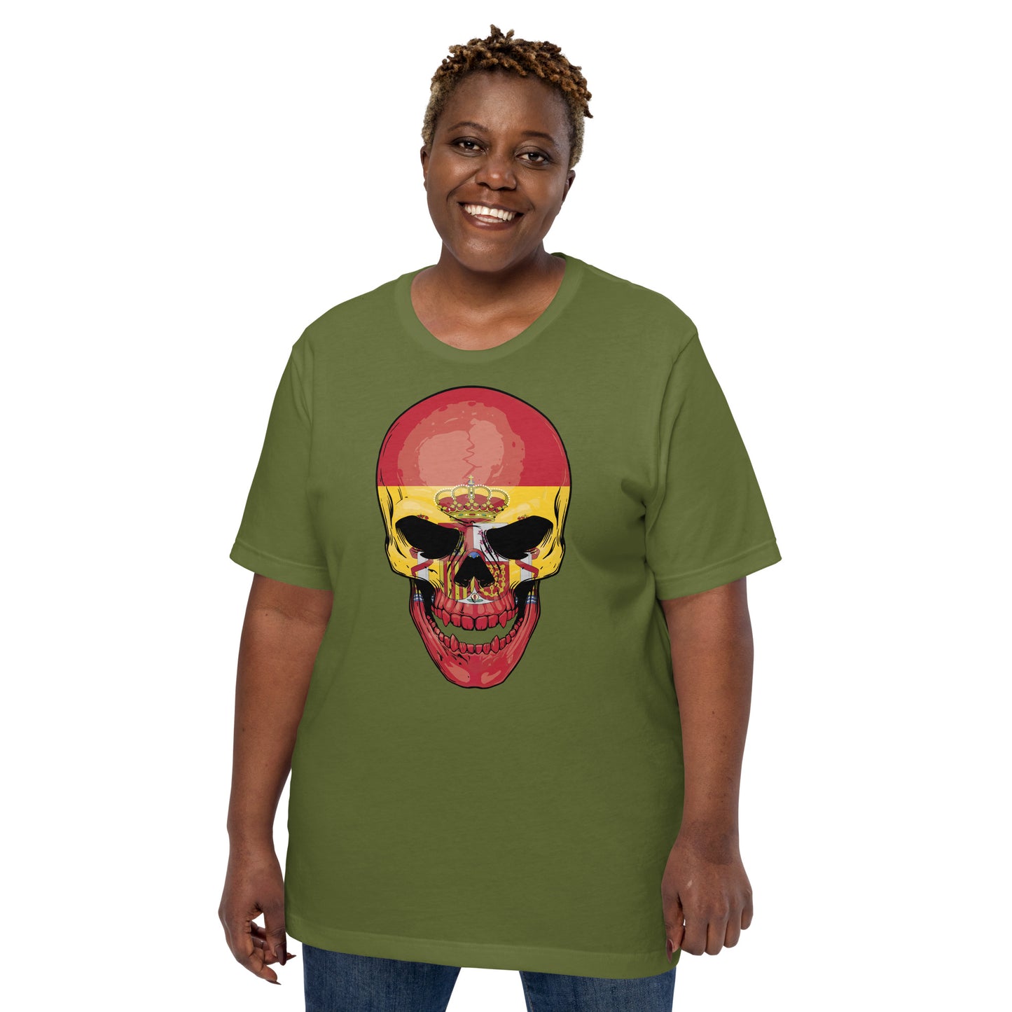 Vibrant Spanish Skull T-Shirt
