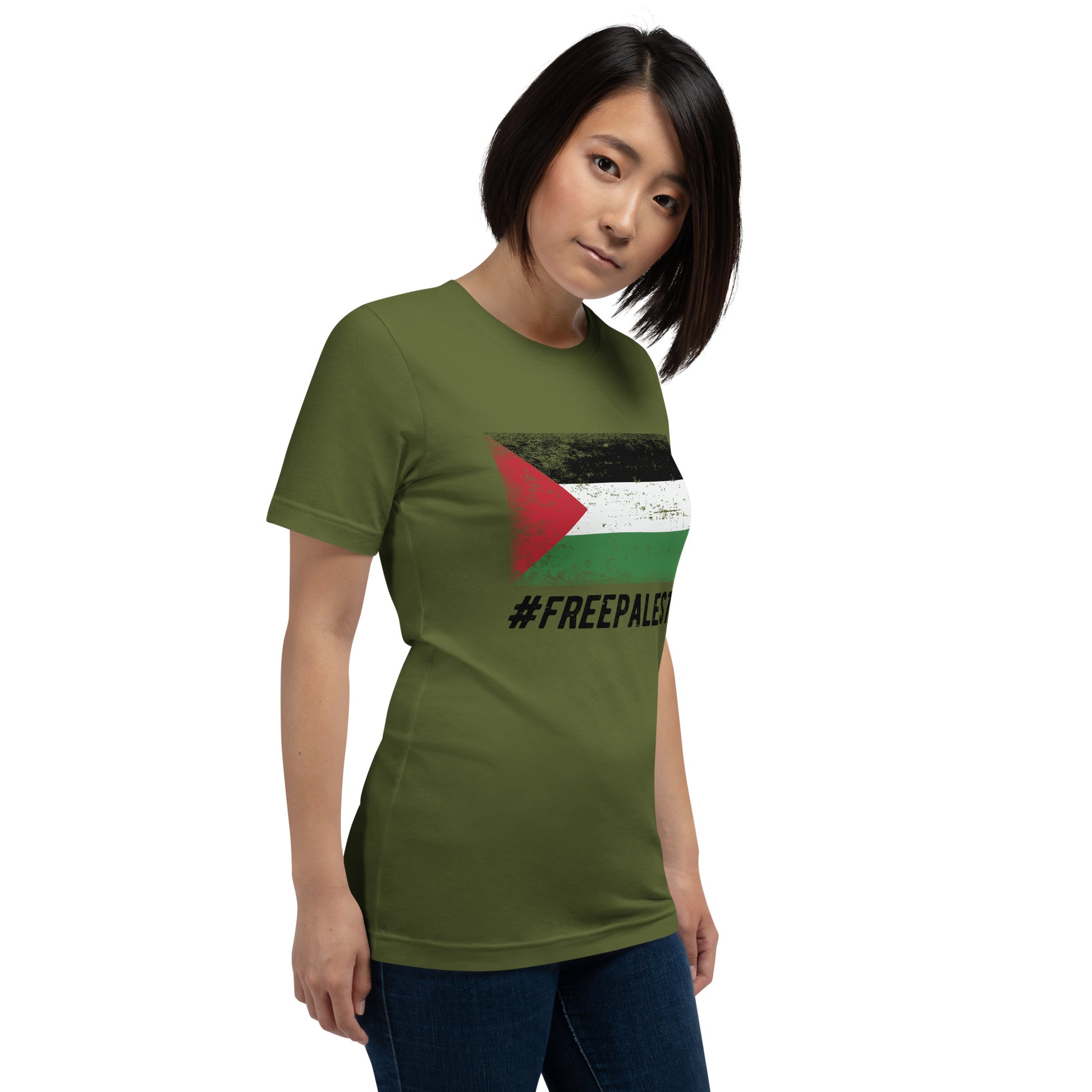 Free Palestine T-shirt Also Plus Size