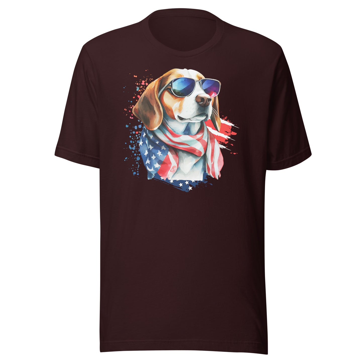 US Patriotic Dog Shirt For Beagle lover XS - 5XL