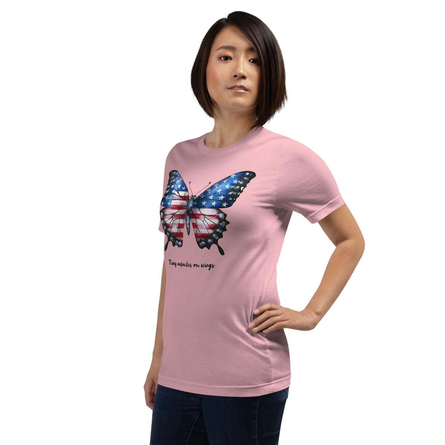 Anpassbares patriotisches Schmetterlings-Shirt für den wahren Schmetterlingsliebhaber in Ihnen