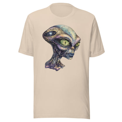 Pre-Shrunk Alien Queen Head T-Shirt in Vintage Style