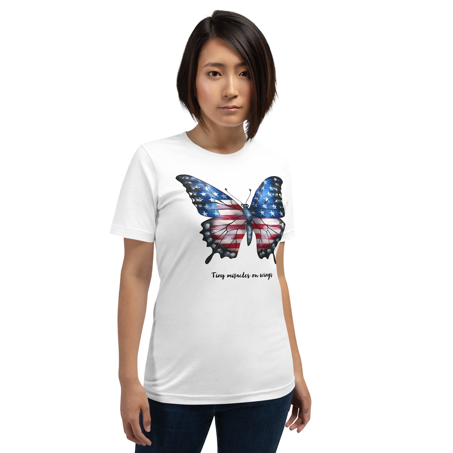 Chemise papillon patriotique personnalisable pour le véritable amoureux des papillons en vous