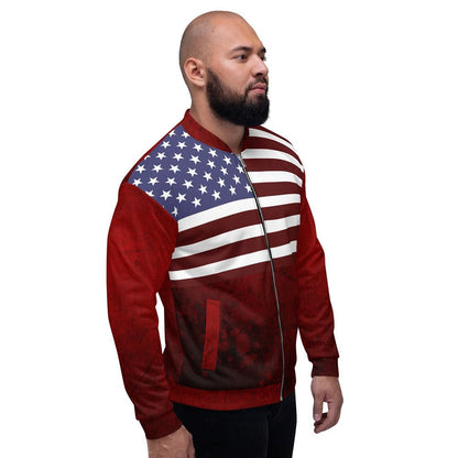 unisex American flag jacket