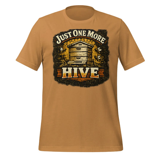 unisex beekeeper gift t-shirt with vintage hive design