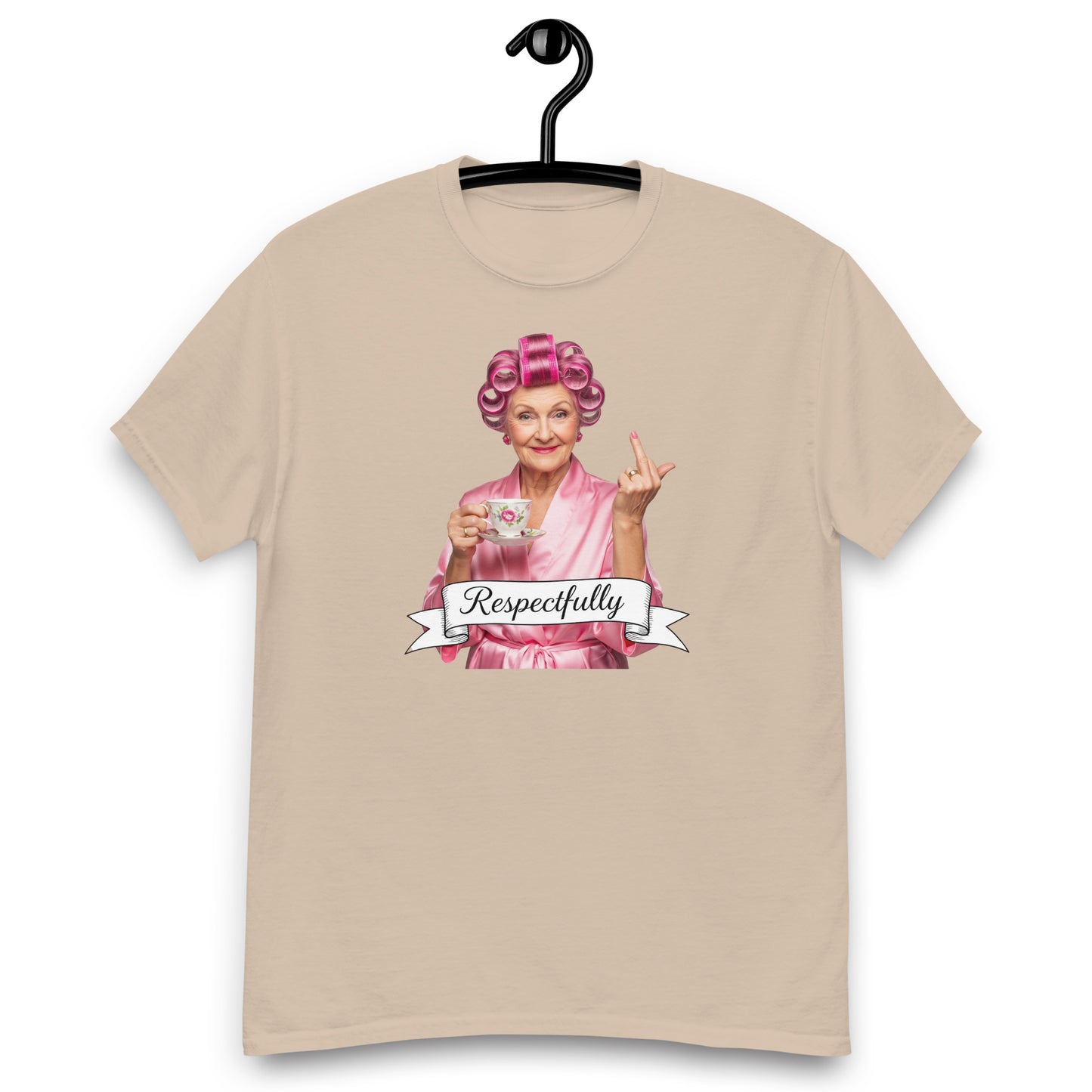 vintage style funny old lady shirt