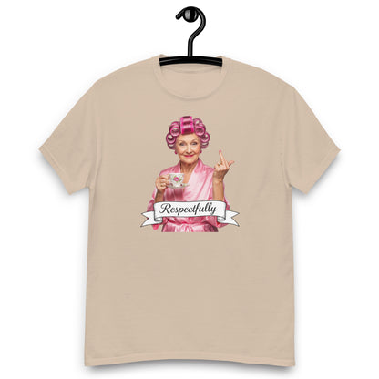 vintage style funny old lady shirt