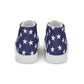 Back side American Flag High Top Sneakers For Women