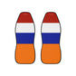Set of Two The Netherlands Flag Car Seat Covers Universal