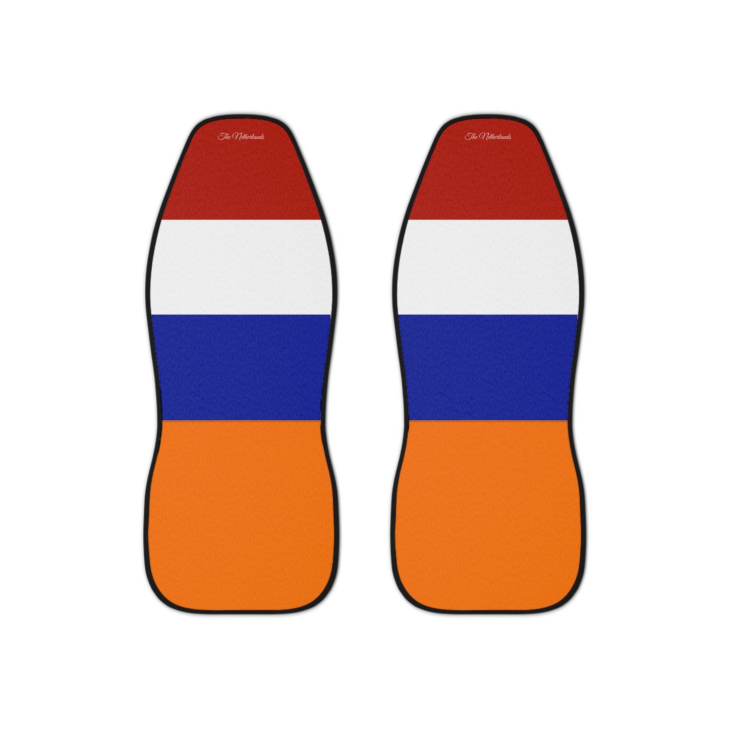 Set of Two The Netherlands Flag Car Seat Covers Universal