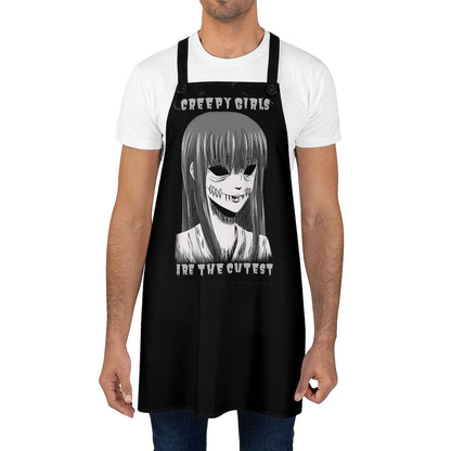 Soft Goth Cooking Creepy Kitchen Apron / Creepy Apron