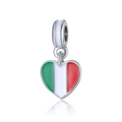 Italy Jewelry / Italian Pendant / Silver Plated Jewelry