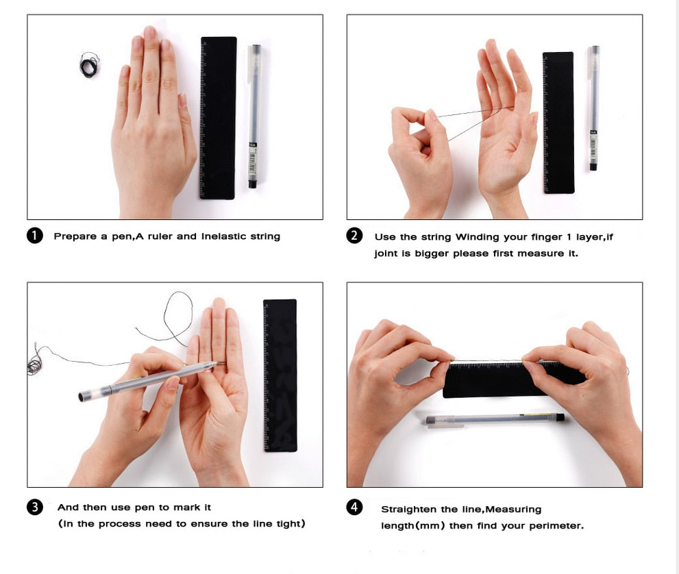 How to measure your finger size?
