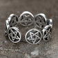 Pentagram Ring / Adjustable Ring For Women / Goth Style Jewelry