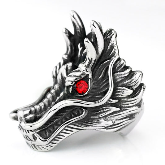 Dragon Ring Mens / Zinc Alloy Metal / Jewelry For Dragon Lover