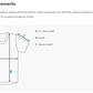 Product Measurements Kids Size Shirt Union Jack 2T to 7