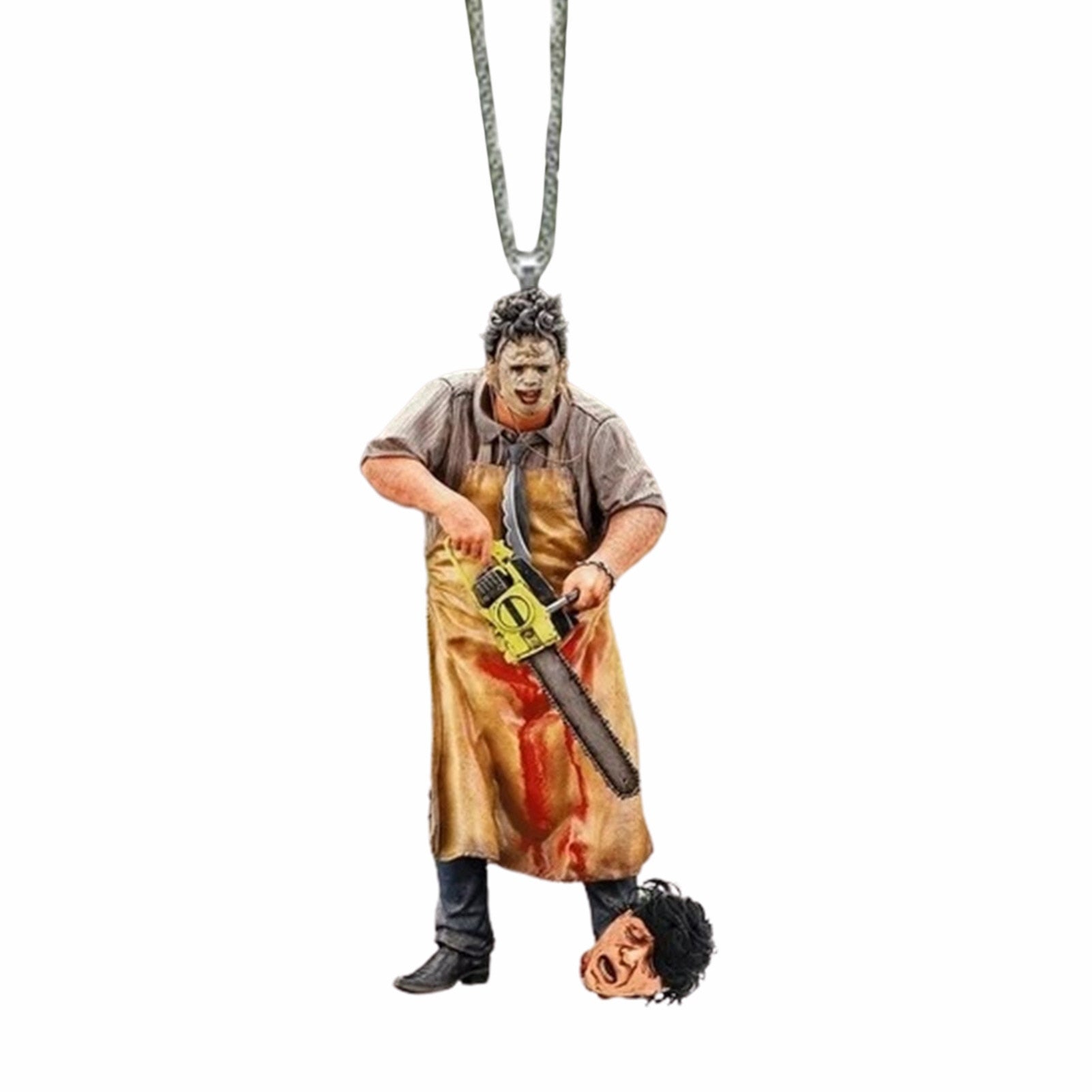 Horror Doll Pendant With Electric Tree Saw