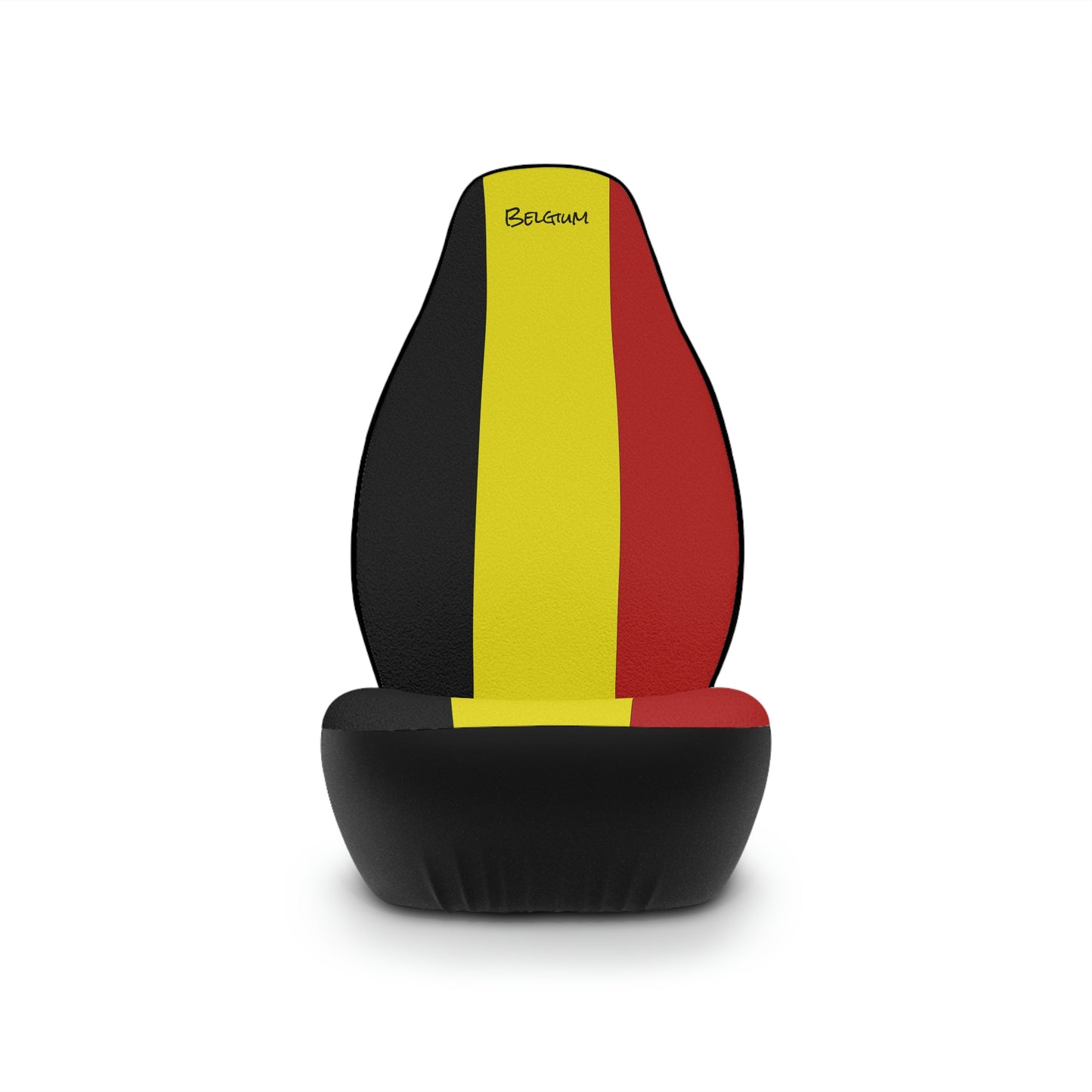 Belgische vlag autostoelhoezen universeel / cadeau voor autoliefhebbers 