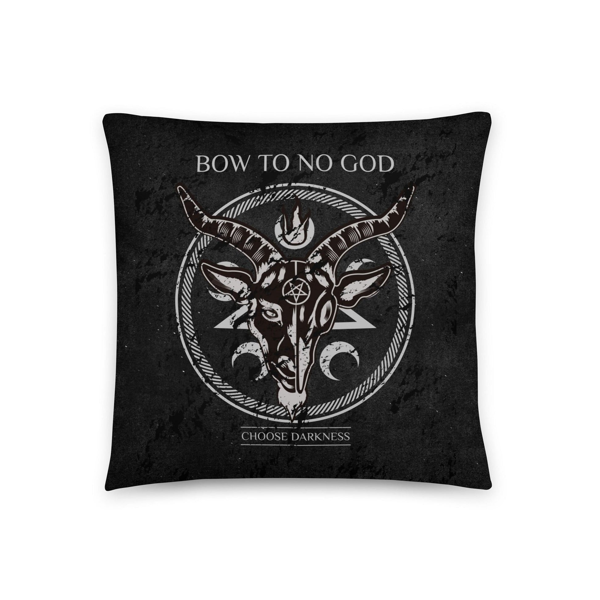 Black Soft Goth Pillow / Soft Goth Design / Alternative Decor