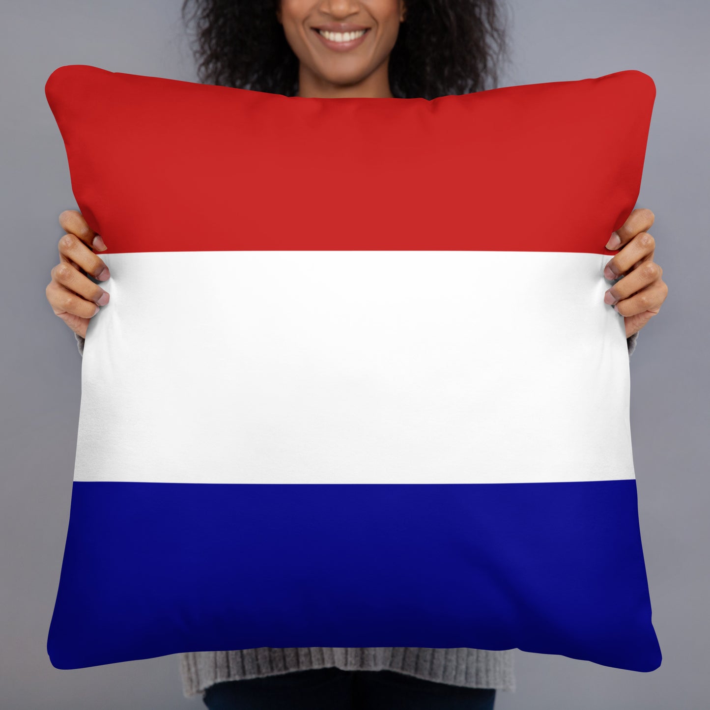 Dutch Pillow / Striped Pillow With The Netherlands Flag Colors / Holland Pillow