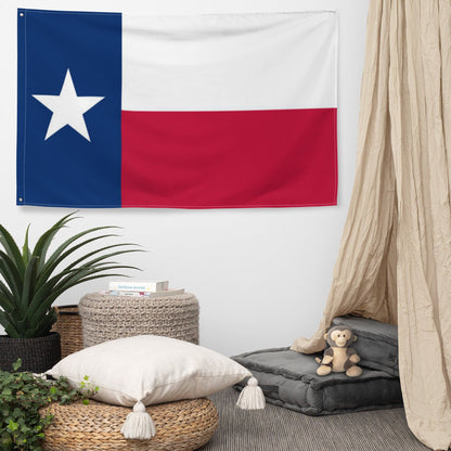 Texas Flag / Wrinkle-free / Shrink-free / Texas Flag Colors / Wall Decor