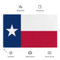 Texas Flag / Wrinkle-free / Shrink-free / Texas Flag Colors / Wall Decor