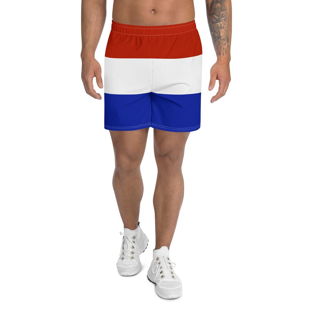 The Netherlands Flag Color Shorts / Long Mens Short / The Netherlands Gift