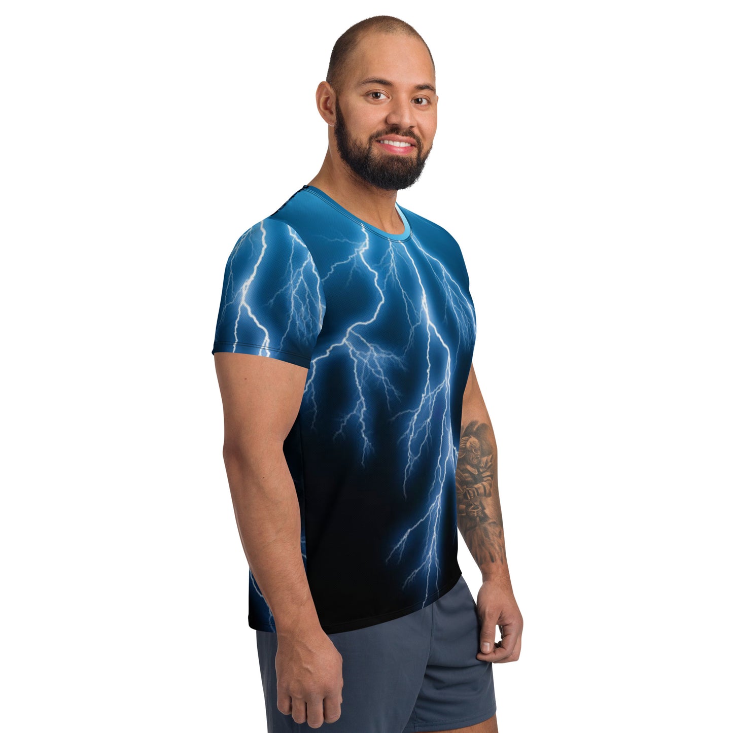 Lightning Shirt All-Over Print Men's Athletics Shirt / Nature T Shirt