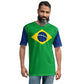 Front Brazil Flag T-shirt / Mens Flag Shirt